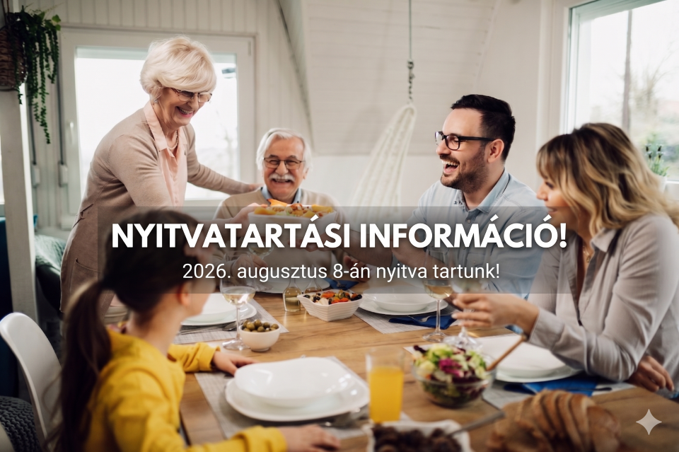 Szombaton is nyitva tartunk! – Nyitvatartás a 32. héten