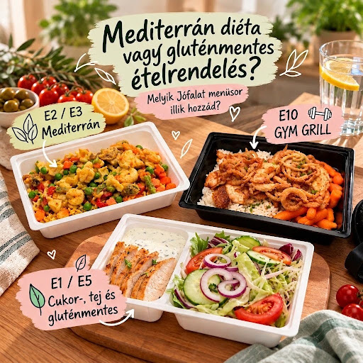 Mediterrán diéta vagy gluténmentes ételrendelés? Melyik Jófalat menüsor illik hozzád?