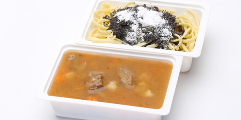 Gyümölcs, Sertésraguleves, Mákos tészta (250g)