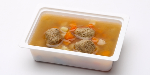 Húsgombócleves