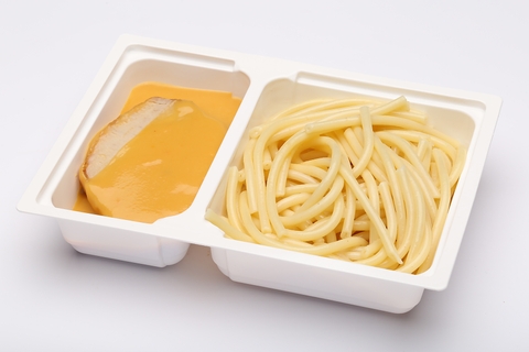 Sovány sertéskaraj vadasan, makaróni