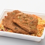 Tökmagos bundás csirkemell, karottás bulgur