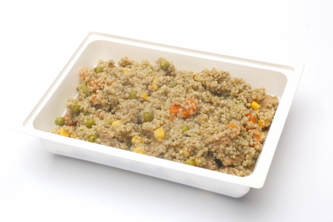 Pulykahúsos, zöldséges quinoa