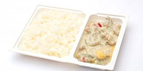 Kapros, színes paprikás sertéscsíkok , rizs