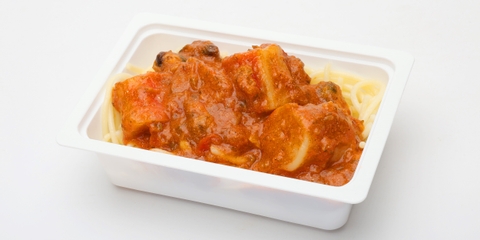 Krémes-paradicsomos spagetti tenger gyümölcseivel