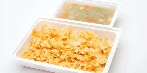 Sertésraguleves, Krumplis tészta