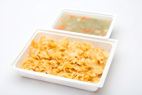 Sertésraguleves, Krumplis tészta