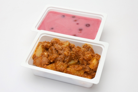 Erdei gyümölcsleves , Csülökpörkölt vele főtt burgonyával