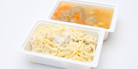 Húsgombócleves, Spagetti carbonara