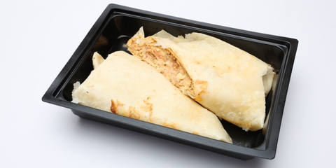 Pulled pork wrap amerikai káposztasalátával