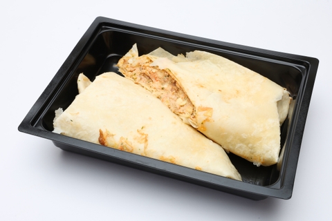 Pulled pork wrap amerikai káposztasalátával