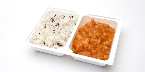Karfiolos-csicseris tikka masala, rizskeverék
