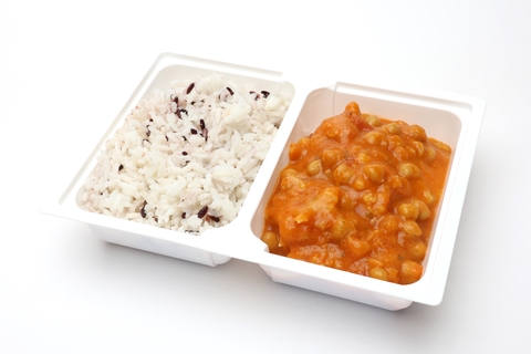 Karfiolos-csicseris tikka masala, rizskeverék