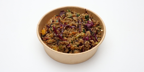 Ázsiai quinoa saláta