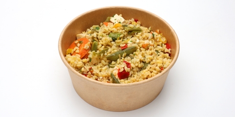 Sült zöldséges-tofus bulgursaláta