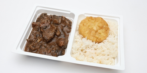 Vörösboros marharagu gombával, Rizs, röszti