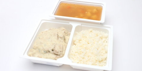 Tarhonyaleves, Dijoni mustáros sertésragu, rizs