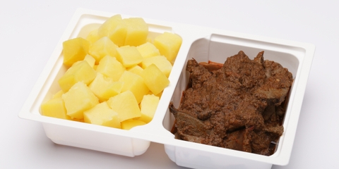 Pirított sertésmáj, főtt burgonya