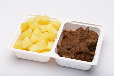 Pirított sertésmáj, főtt burgonya