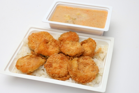 Palócleves, Rántott cukkini, rizs