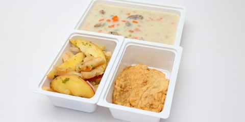 Tárkonyos pulykaraguleves, Fitnesz párizsi pulykamell, balzsamecetes, zelleres alma