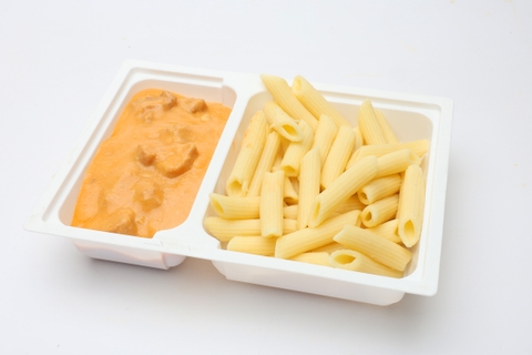 Vadas sertésragu, penne tészta