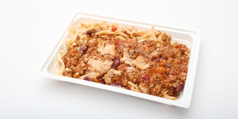 Mediterrán csirkés tészta vörösbabbal