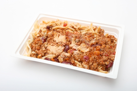 Mediterrán csirkés tészta vörösbabbal