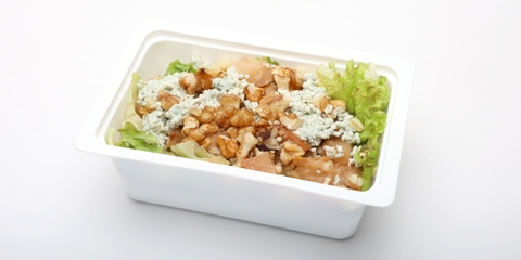 Kéksajtos, körtés saláta bulgurral (190g)