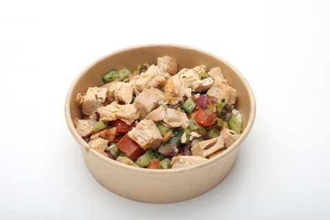 Rodoszi saláta pulykamellel, barna rizzsel (300g)