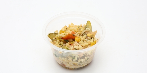 Sült zöldséges-tofus bulgursaláta