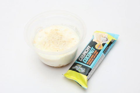 DW Crunchy Kókusz (30g), Zabpelyhes kefír kesudióval