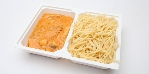 Bakonyi csirketokány, Spagetti tészta