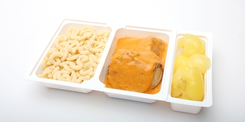 Csirkecombpaprikás, DW Szarvacska tészta, Almapaprika