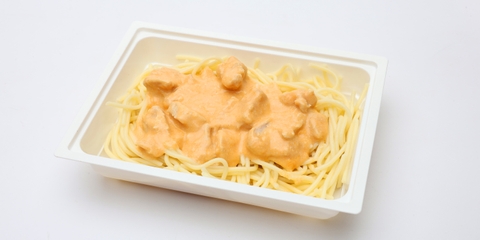 Tejszínes, fokhagymás pulykamelles spagetti