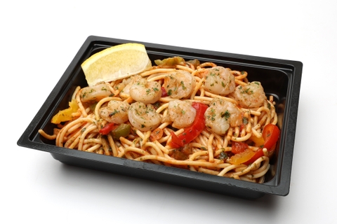 Fokhagymás, csípős, királyrákos spagetti