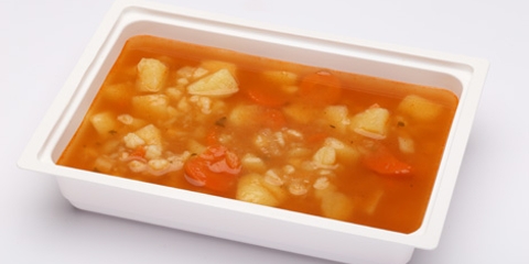 Magyaros burgonyaleves