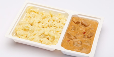 Kapros, paprikás sertésragu, túrós házi galuska