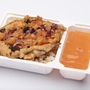 Mexikói csípős karaj, ananászos salsa, pirított zöldséges rizs