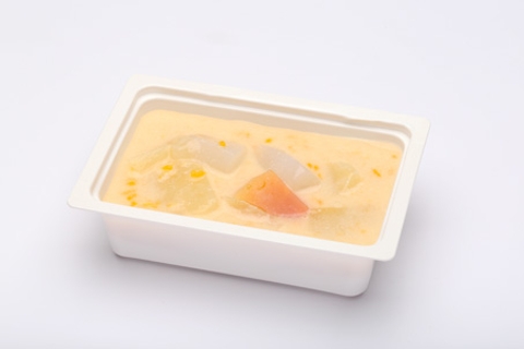 Trópusi gyümölcsleves