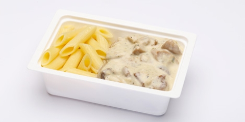 Krémes erdei vargánya ragu, durum penne tészta