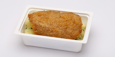 Bécsi sertésszelet, petrezselymes burgonya