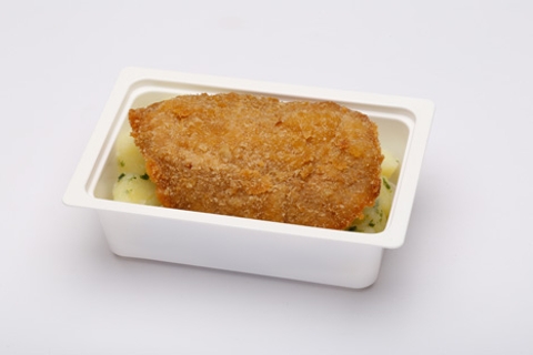 Bécsi sertésszelet, petrezselymes burgonya