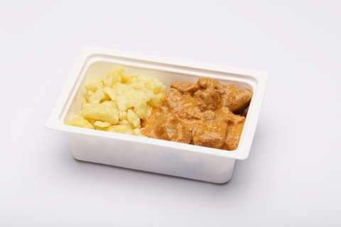 Sertéspaprikás, galuska