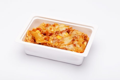 Sajtos-baconos-húsos rakott tészta