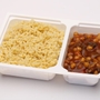 Gombás, paradicsomos csicseriborsó ragu, bulgur Gombás, paradicsomos csicseriborsó ragu, bulgur