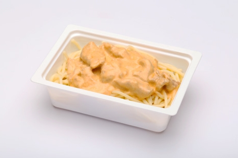 Tejszínes, fokhagymás pulykamelles spagetti Tejszínes, fokhagymás pulykamelles spagetti
