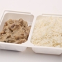 Stroganoff marhatokány, rizs
