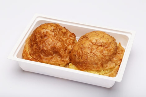 Vaníliás túrókrémmel töltött zsemle (400g)