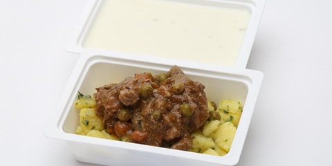 Karfiolkrémleves, Tavaszi zöldséges csirkemáj, petrezselymes burgonya